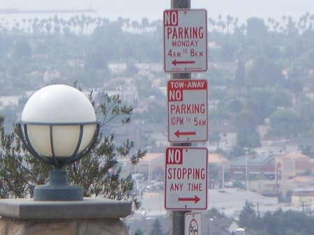 Parking? We don't need no stinking parking!