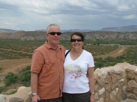 My wife, Kathi, and I in Arizona