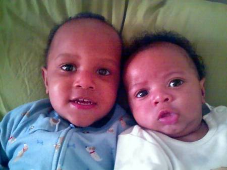 my great nephews, Cameron and Derek