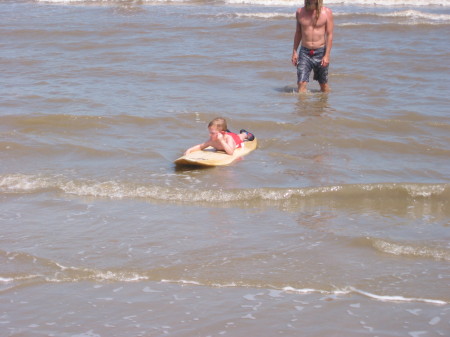 JULY 2009 James & Jason Surfing Galveston