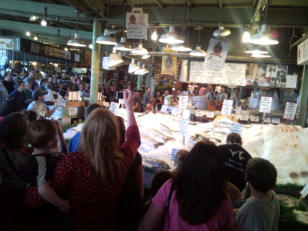 Seattle fish market