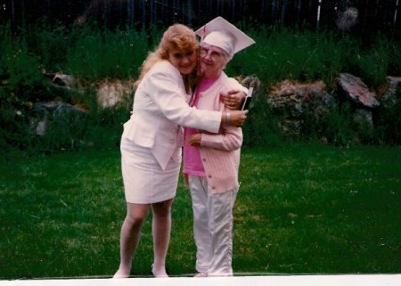 Me and Nana 1990 Graduation Day