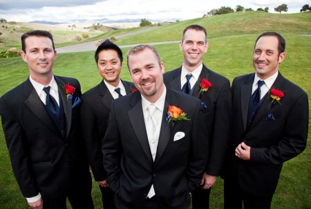 My Dan and his wedding guys...