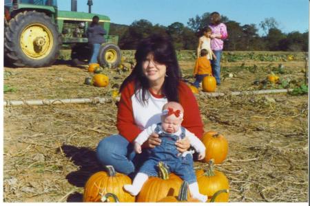 me and Belle at Pumpkin Patch '08