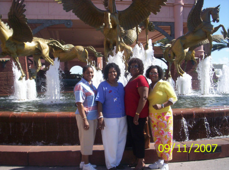 Me and my sisters at the Hotel Atlantis