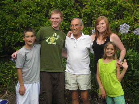 Grandpa and the grandkids