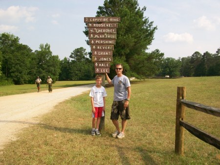 David and Alex - Boy Scout Camping Trip