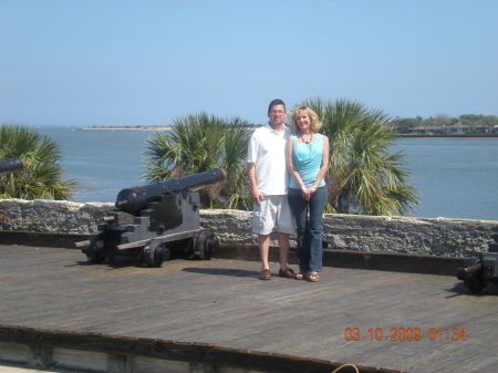 Dan and I in St. augustine.