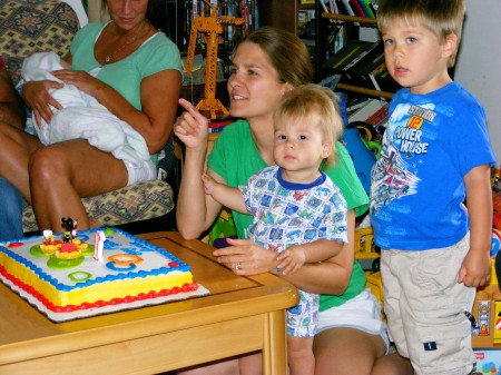Damien's first birthday