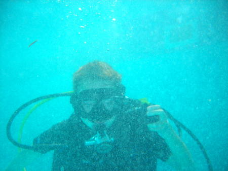 Austin's first scuba