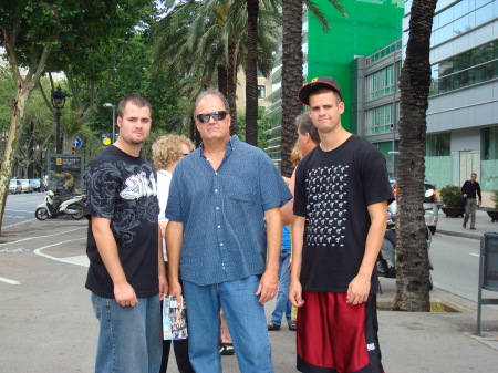 Rob, Todd and Tyler in Barcelona