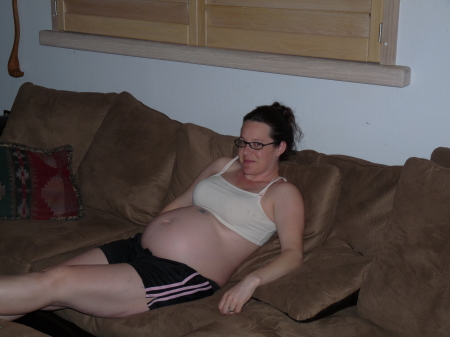 7 months prego... pic taken 5/24/09