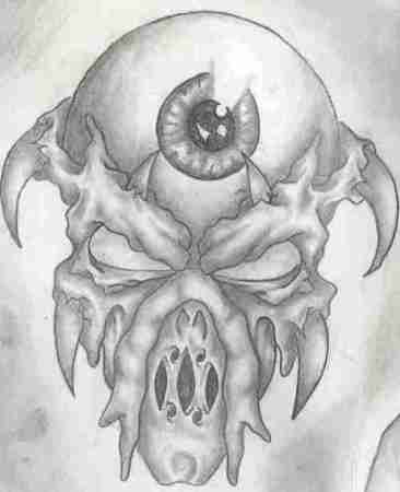 eyeskull tattoo