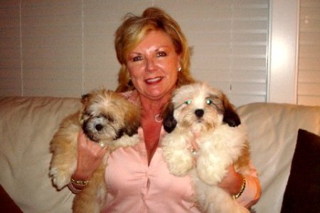 Karen and her "new" babies: Marilyn and Monroe