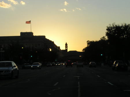 D.C. sunset