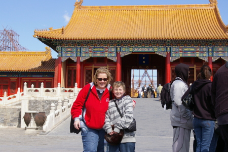 Sherry & Tyler in the Forbidden City in Bejing
