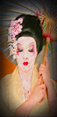 Geisha photo shoot