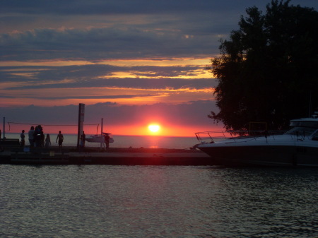 Sunset at Port Dalhousie