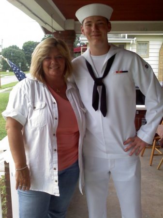 Proud MOM with my Sailor "Sean"