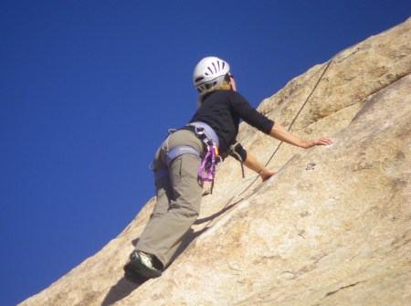 Climbing at Joshua Tree