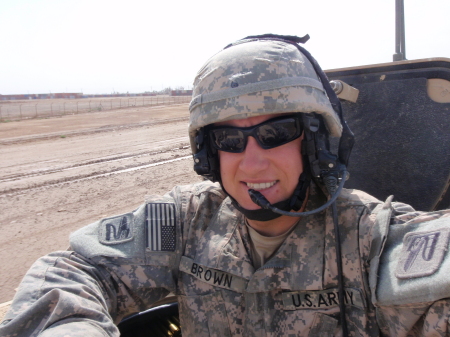 My son, Jeffrey in Iraq
