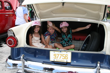 Lots of room in the trunk of a '56 Fairlane