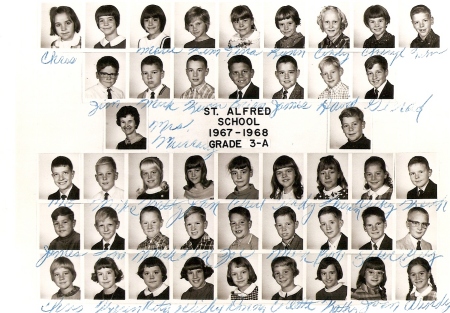 St. Al's 3rd grade 1967-68