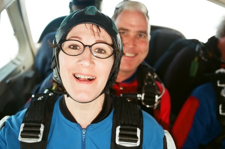 OMG!  I jumped out of an airplane!!!