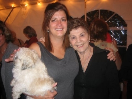 Me, my Mom and my dog, Olive