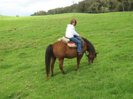 Horse back riding on Paniolo Ranch