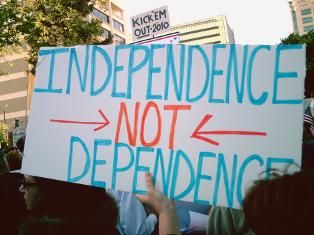 Independence - Not - Dependence