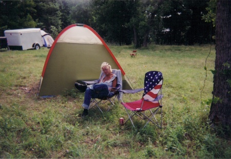 me, campin'