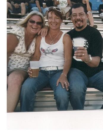 My sister Theresa, Me and Richard