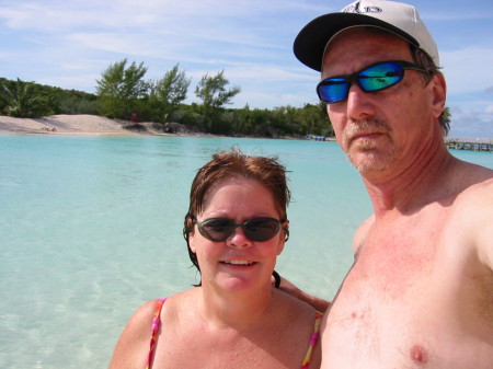 Debbie and Bob at Blue Lagoon Dec03 2
