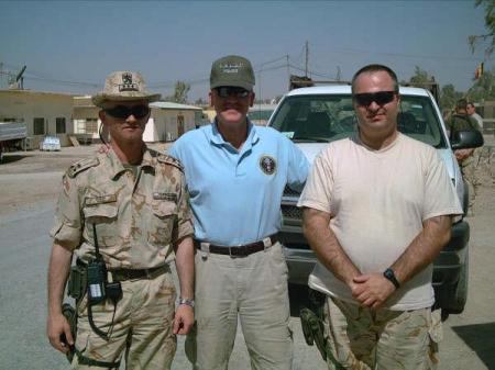 Polish and Romanian Army Officers in IRAQ