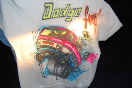 Tee Shirts became available at the Car Show
