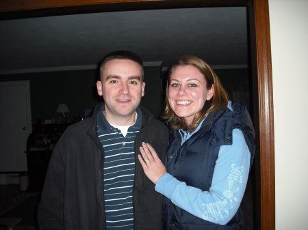 My son Justin and His wife to be Erin,,,,