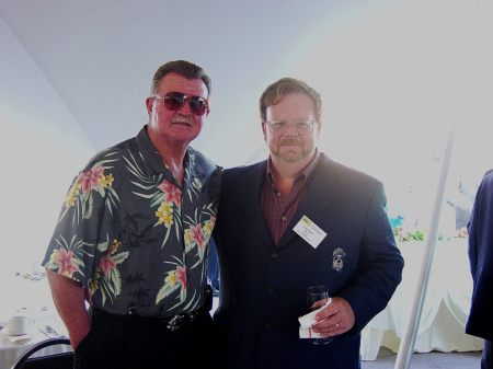 Hanging out with Mike Ditka