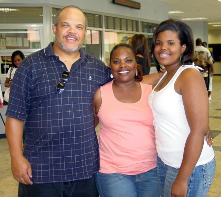 With Wife Garney and Daughter Aria