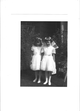 First Communion 1964 pic in my backyard