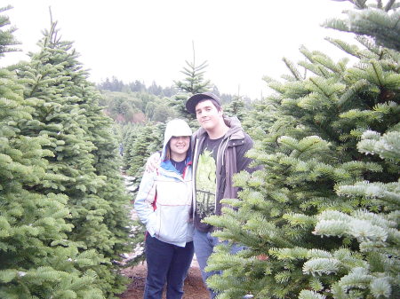 Picking out the Wheeler Christmas tree