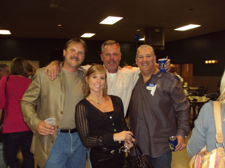 Paul, Dave, John and Nancy 30 year Reunion