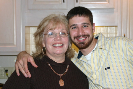 My son and I Thanksgiving 2007