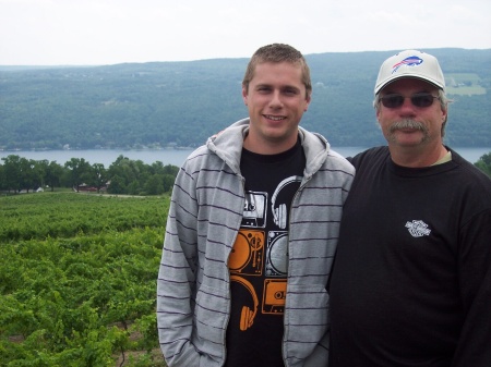 Out for a bike ride a round Keuka Lake