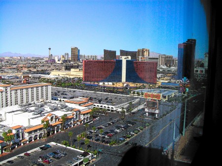 VEGAS VEIW FROM "THE PALMS HOTEL"