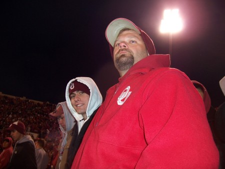 Braedon & I at OU vs. OSU