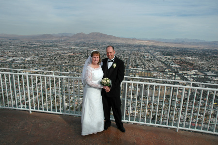 Vegas Wedding Feb. 2006 Stratosphere tower