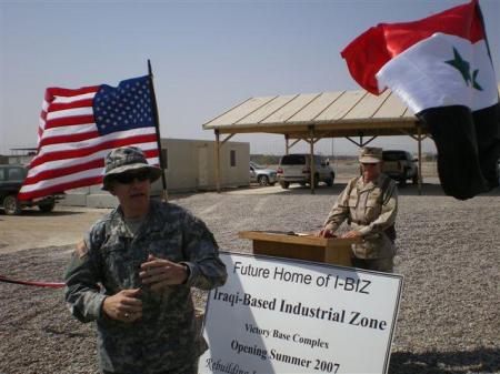 Ribbon Cutting at new facility in Iraq