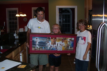 Terry, kids and Albert Pujols