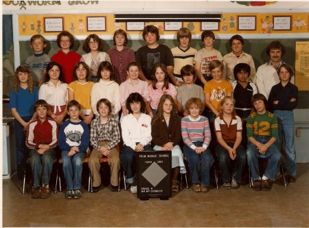 Davina (DeDe) LeConte's album, 1980-1981 Mr. McCormick&#39;s 6th Grade Class